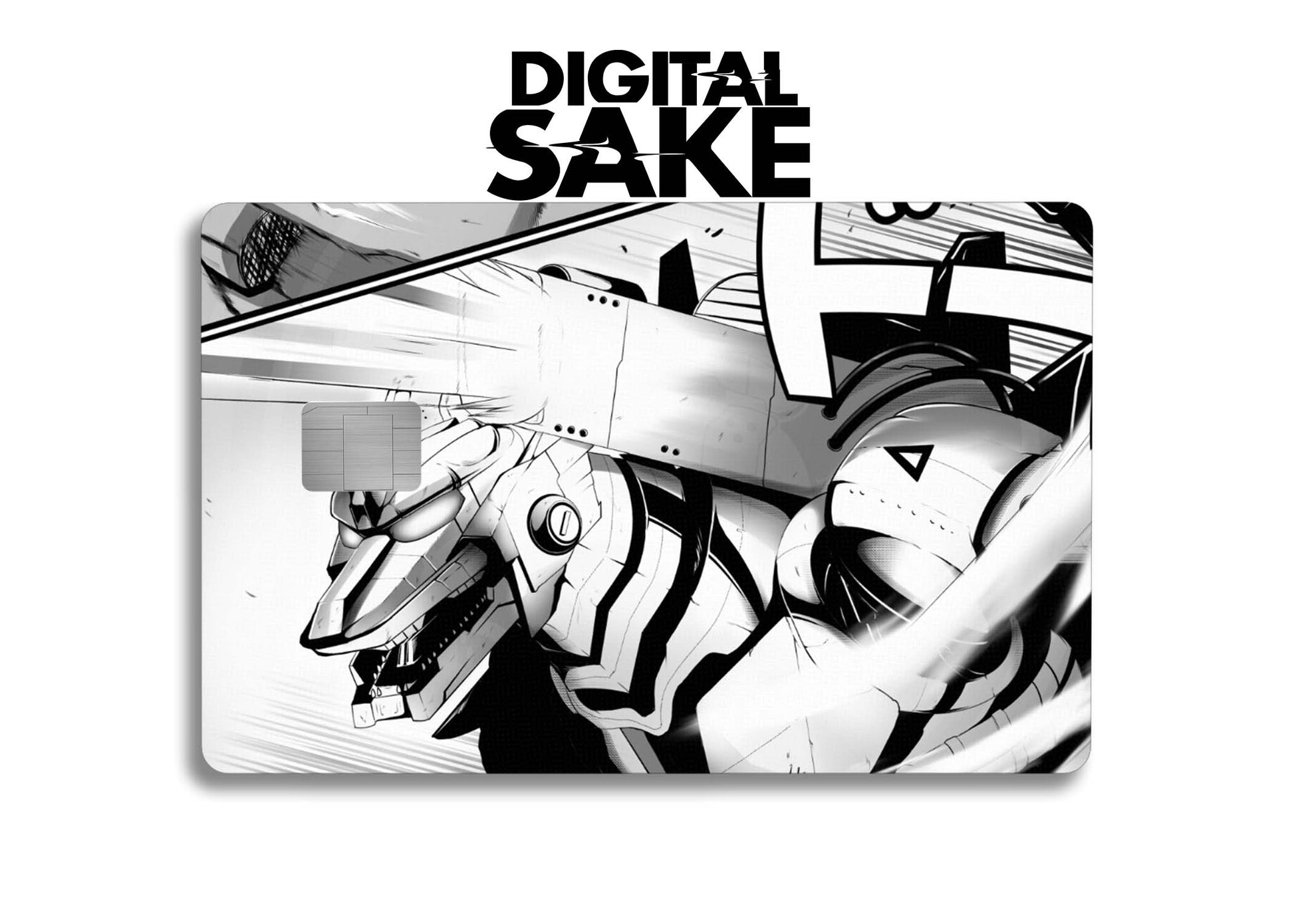 Mecha manga Credit Card Skin